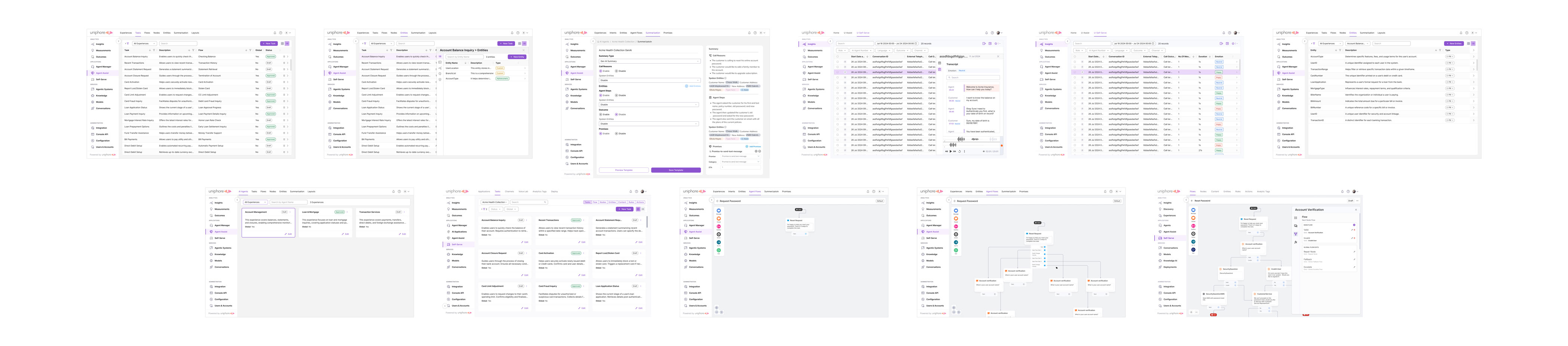 The redesigned Unified Agent Manager interface for creating and managing AI agents across all channels