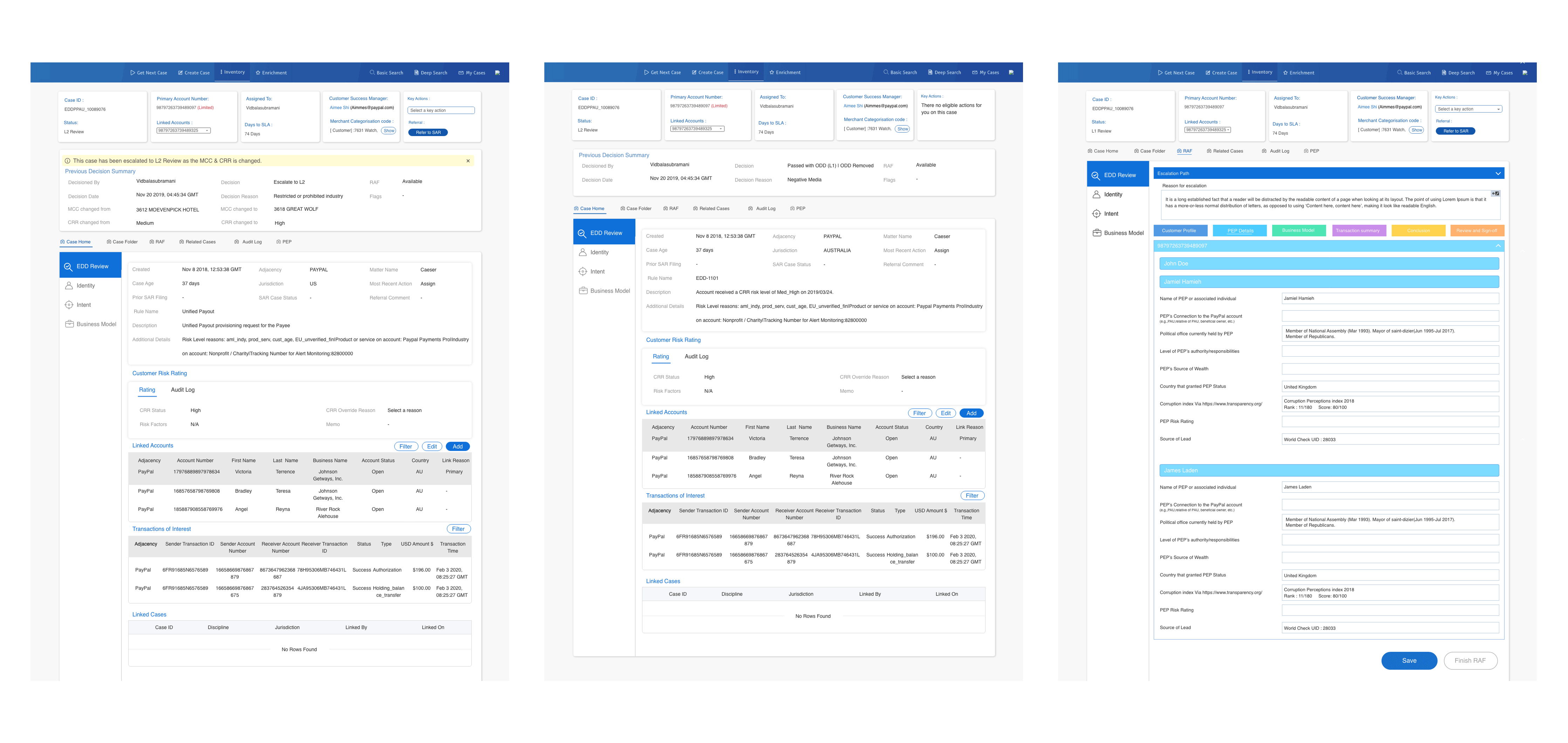 SCM Single Page View